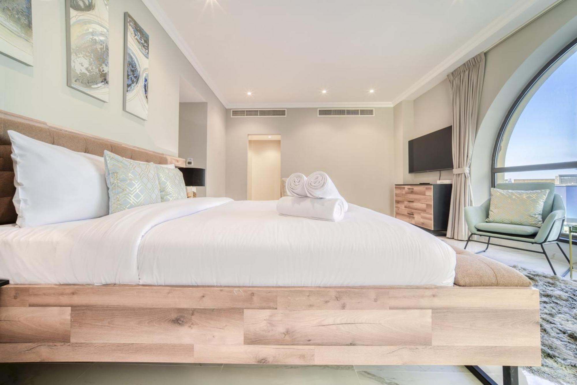 Luxurious 4 Bedroom Duplex With Terrace & Sea View Dubaj Kültér fotó