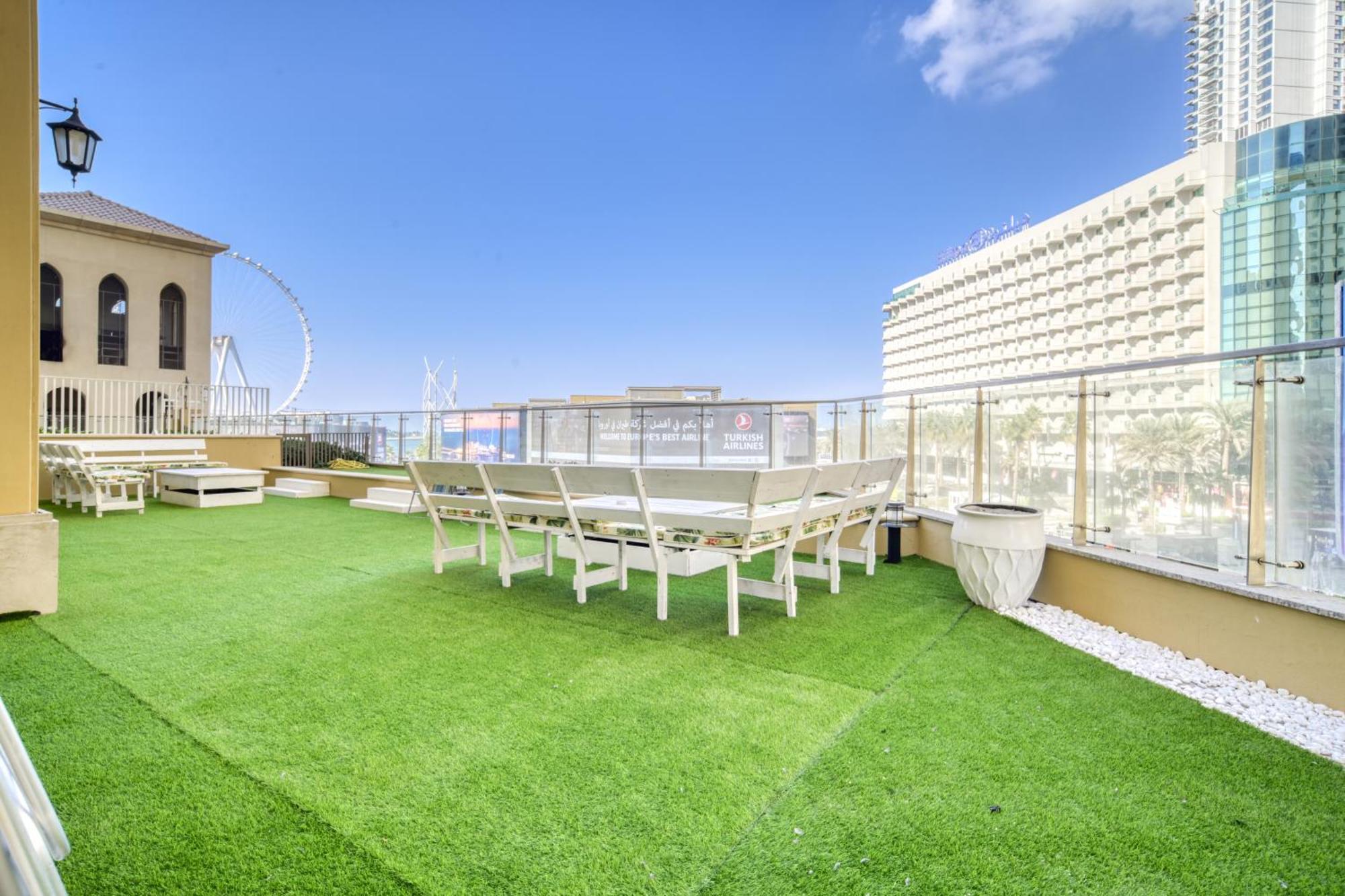 Luxurious 4 Bedroom Duplex With Terrace & Sea View Dubaj Kültér fotó